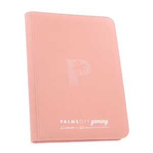 Palms Off Gaming - 9 Pocket Collectors Series Trading Card Binder - Pink Binder