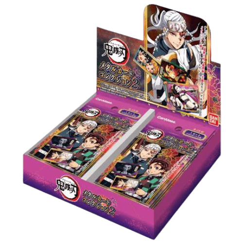 Demon Slayer - Metal Card Collection 2 Kimetsu No Yaiba - Booster Box - Japanese Booster Box