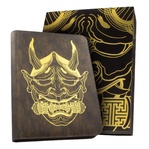 Palms Off Gaming - Artist Series 9 Pocket Binder - Oni Deathmask by Beau Ingleton Binder