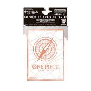 BANDAI - One Piece Card Game - Official Deck Vol. 2 Standard Pink Sleeves Card Game Accessories