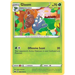 Gloom (002/159)  - Crown Zenith - Pokemon Single Card