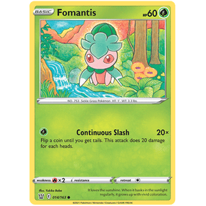 Fomantis 014/163 - Battle Styles - Pokemon Single Card