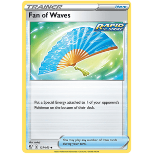 Fan of Waves 127/163 - Battle Styles - Pokemon Single Card