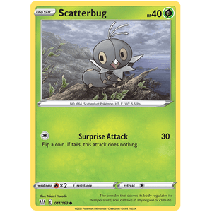 Scatterbug 011/163 - Battle Styles - Pokemon Single Card