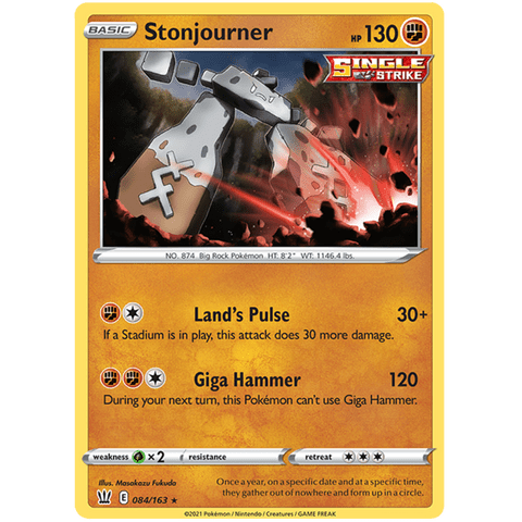 Stonjourner 084/163 - Battle Styles - Pokemon Single Card