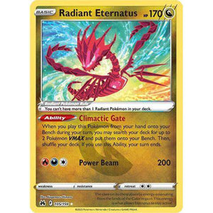 Radiant Eternatus (105/159)  - Crown Zenith - Pokemon Single Card