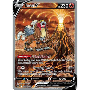 Entei V (GG36/GG70)  - Crown Zenith - Pokemon Single Card