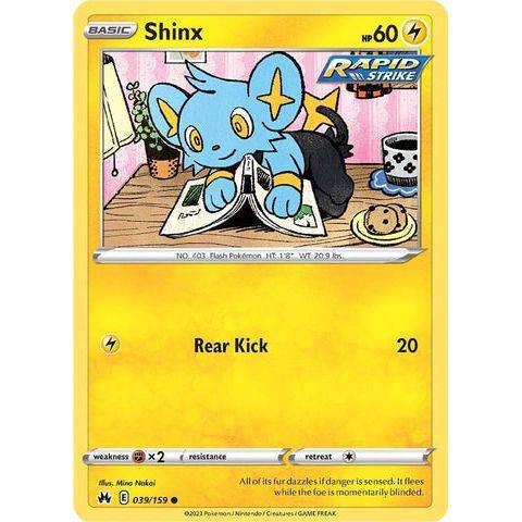 Shinx (039/159)  (39)  - Crown Zenith - Pokemon Single Card