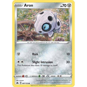 Aron (087/159)  - Crown Zenith - Pokemon Single Card