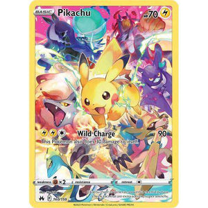 Pikachu (160/159)  (Secret)  - Crown Zenith - Pokemon Single Card