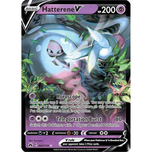 Hatterene V (065/159)  - Crown Zenith - Pokemon Single Card