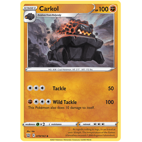 Carkol 079/163 - Battle Styles - Pokemon Single Card