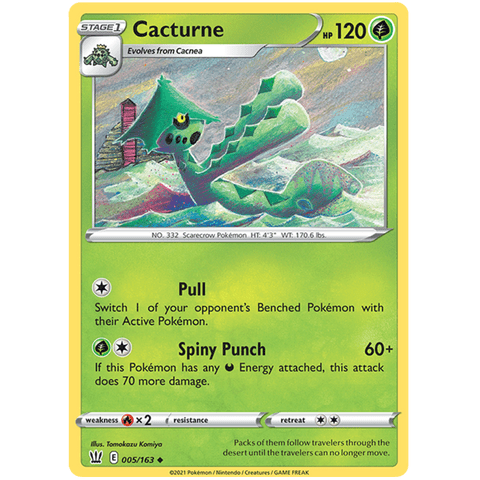 Cacturne 005/163 - Battle Styles - Pokemon Single Card