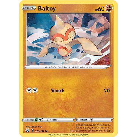 Baltoy (070/159)  - Crown Zenith - Pokemon Single Card