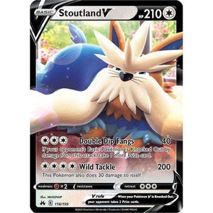 Stoutland V (116/159)  - Crown Zenith - Pokemon Single Card