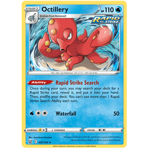 Octillery 037/163 - Battle Styles - Pokemon Single Card