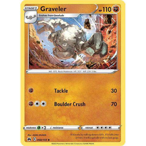 Graveler (068/159)  - Crown Zenith - Pokemon Single Card