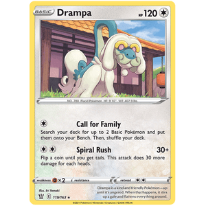 Drampa 119/163 - Battle Styles - Pokemon Single Card