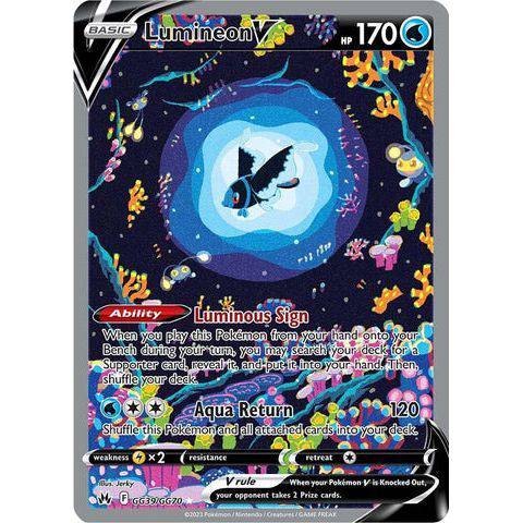 Lumineon V (GG39/GG70)  - Crown Zenith - Pokemon Single Card