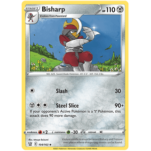 Bisharp 104/163 - Battle Styles - Pokemon Single Card